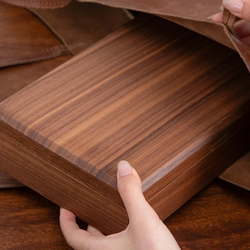 Cajas de joyería de madera, collar grande, pulsera, organizador de joyas, pendientes, anillos, caja de almacenamiento de madera, estuche de joyería de lujo para mujer