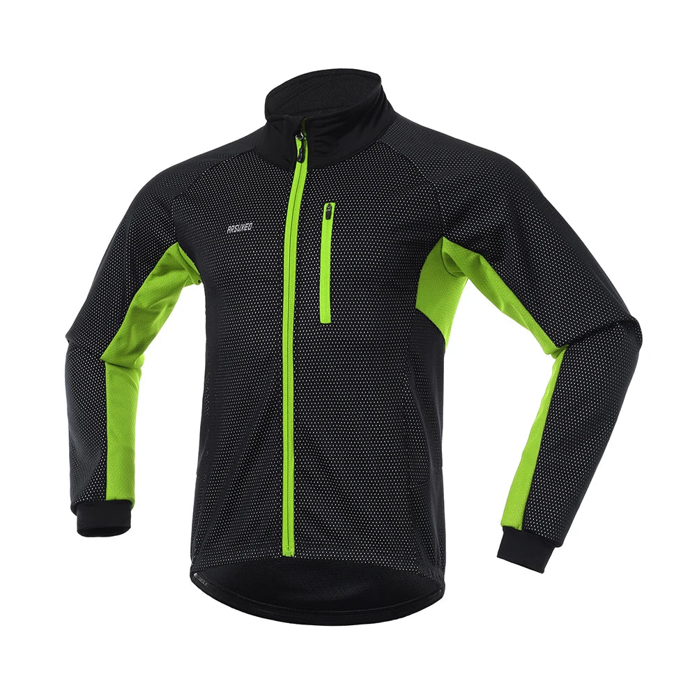 ARSUXEO, chaqueta y pantalones cálidos de invierno para ciclismo para hombre, cortavientos para bicicleta, ropa deportiva térmica, trajes para bicicleta, ropa de ciclismo MTB 20A