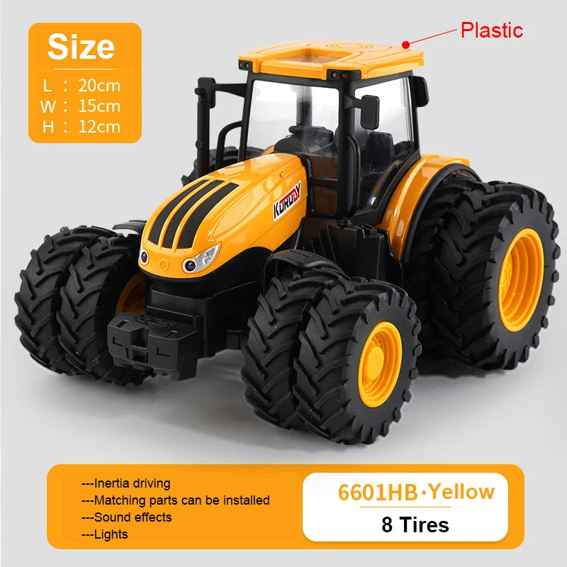 Juguetes para niños Modelos de coches Tractor Múltiples accesorios para elegir