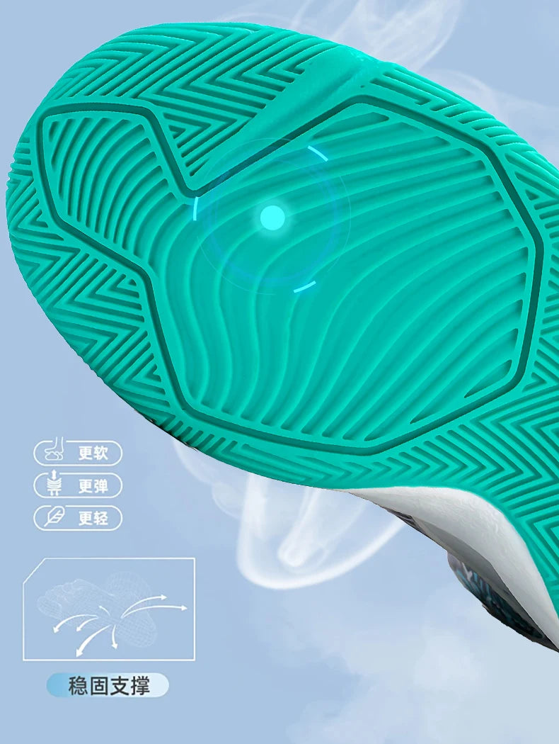 Zapatillas de baloncesto de moda para niños, zapatillas altas, zapatillas deportivas informales para niños, zapatillas de gimnasio antideslizantes con protección en el tobillo para niños