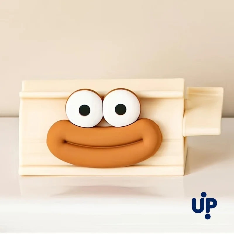 Dispositivo de cuidado bucal de salchicha alegre: conveniente para llevar sin necesidad de fuente de alimentación Exprimidor de pasta de dientes