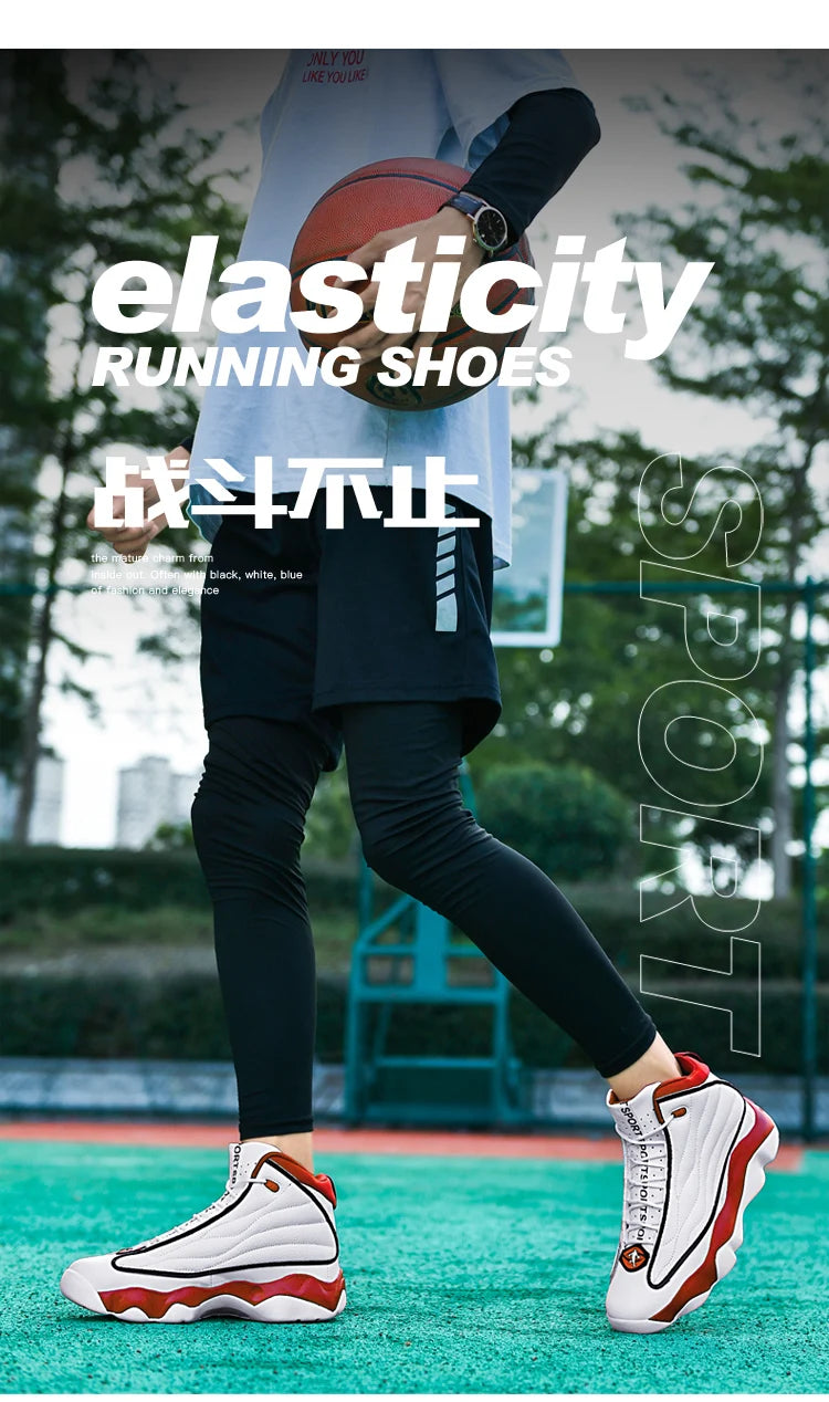 Zapatillas de baloncesto de alta calidad para hombre, zapatillas de baloncesto para hombre, zapatillas de deporte antideslizantes de alta calidad para exteriores