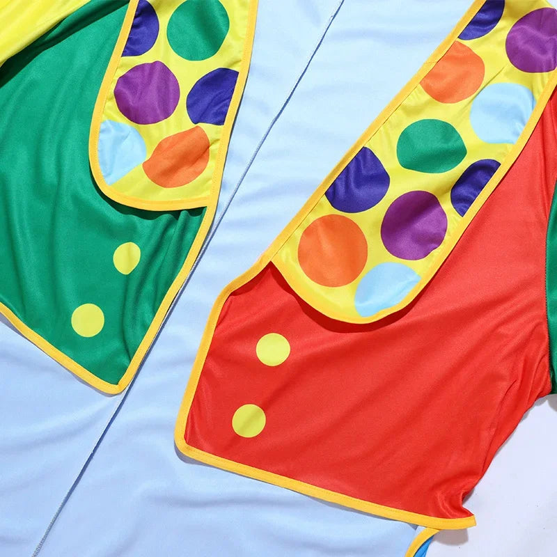 Disfraces de payaso para adultos de Halloween, disfraces de espectáculo de mascarade sur scène, payaso de cirque, juego magia, espectacl