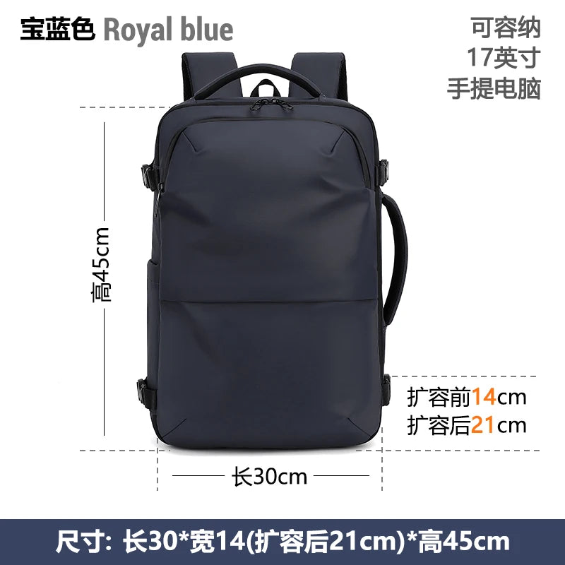 Mochila para hombre, bolsa de viaje multifuncional, compresión al vacío, impermeable, para viajes de negocios, nueva mochila para parejas