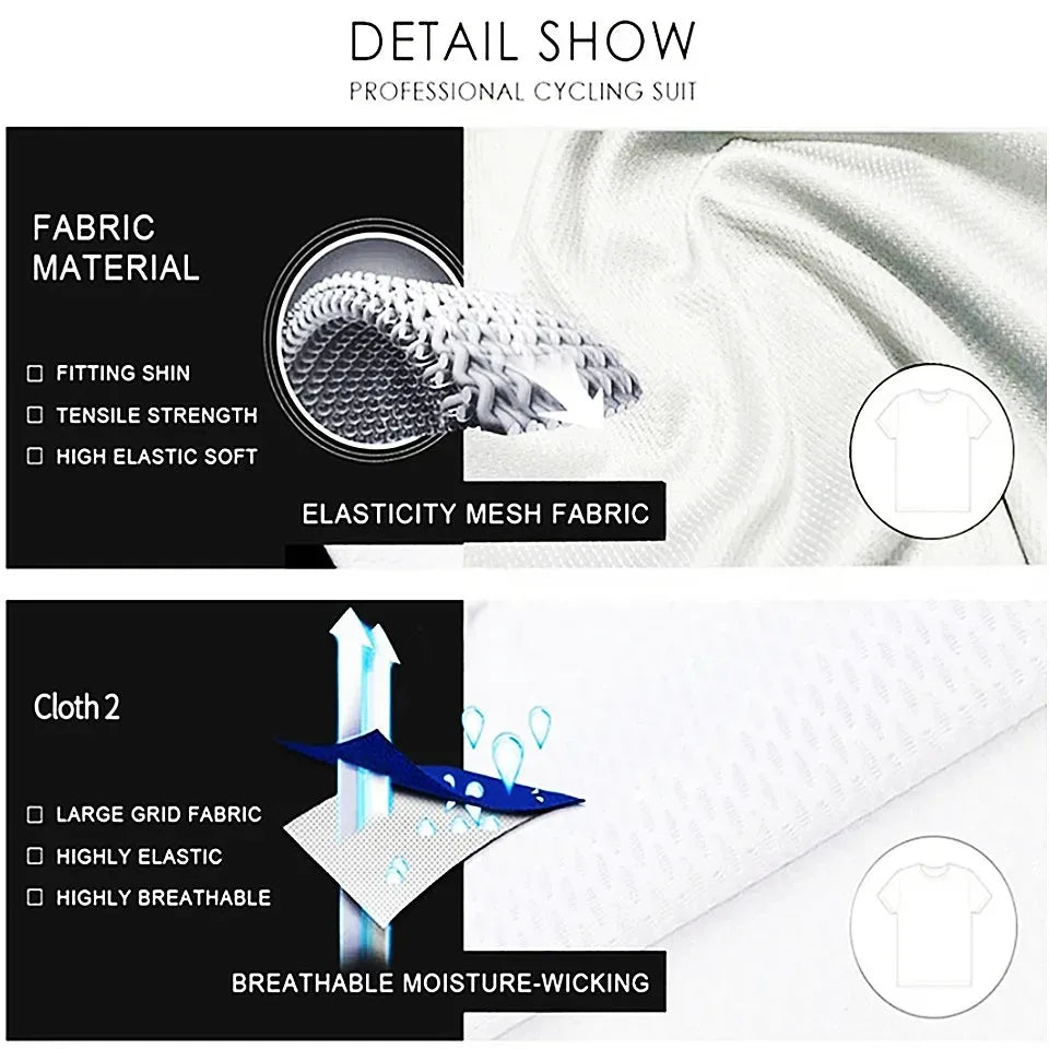 Strava-Conjunto de ciclismo para hombre, pantalones cortos para bicicleta, conjunto deportivo para bicicleta de carretera, Jersey para ciclismo de montaña, ropa transpirable de verano, uniforme profesional