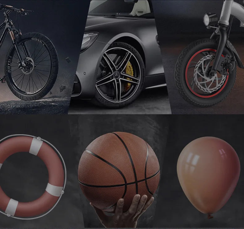 Bomba de aire inalámbrica para coche, bomba de aire para coche, carga y parada automática, práctica bomba de aire portátil para neumáticos de coche