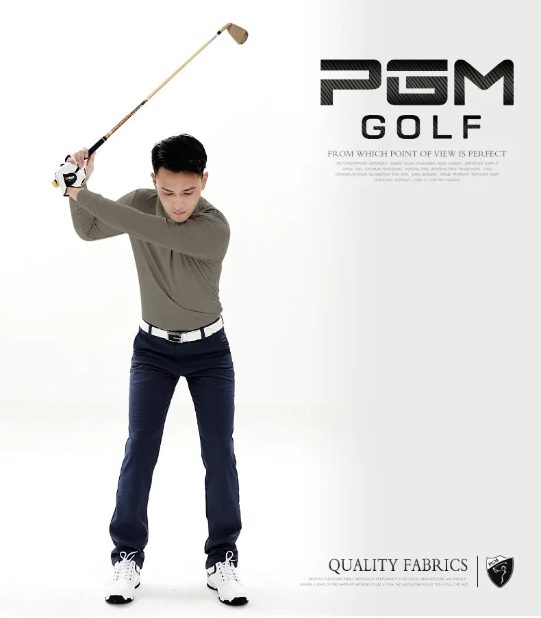Pgm pantalones de Golf para hombre, pantalones cálidos gruesos impermeables de invierno, además de ropa de Golf de tenis de terciopelo, pantalones cálidos de pelota de Golf para hombre, a prueba de lluvia y nieve