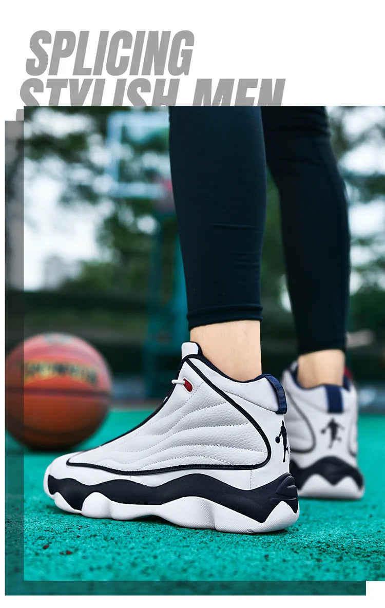 Zapatillas de baloncesto de alta calidad para hombre, zapatillas de baloncesto para hombre, zapatillas de deporte antideslizantes de alta calidad para exteriores