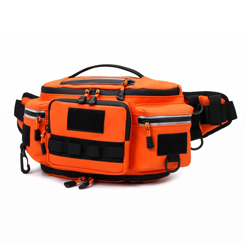 Bolsa de pecho para senderismo para hombre, riñonera de viaje con múltiples bolsillos, para escalada al aire libre, correr, ciclismo, bandolera, bolsa de aparejo con cinturón Molle deportiva