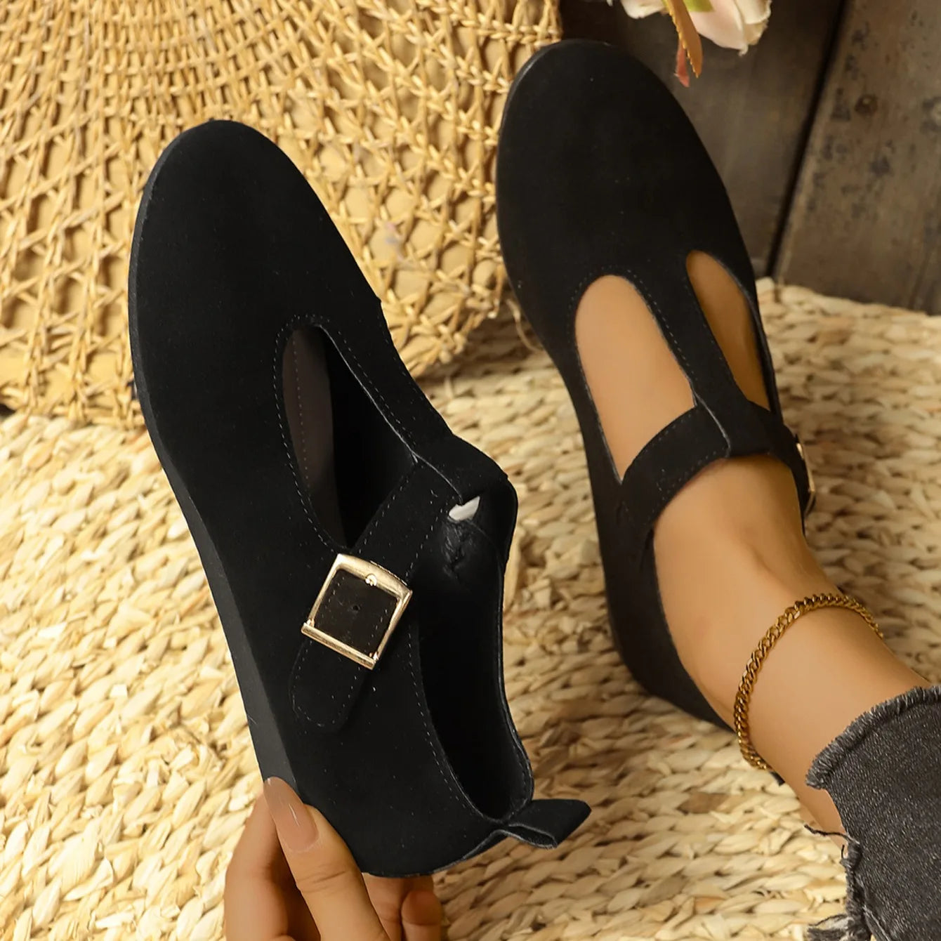 Mocasines ligeros a la moda para Mujer, Zapatos planos para Mujer, tendencia De diseñador, informales, cómodos, para caminar, 2024