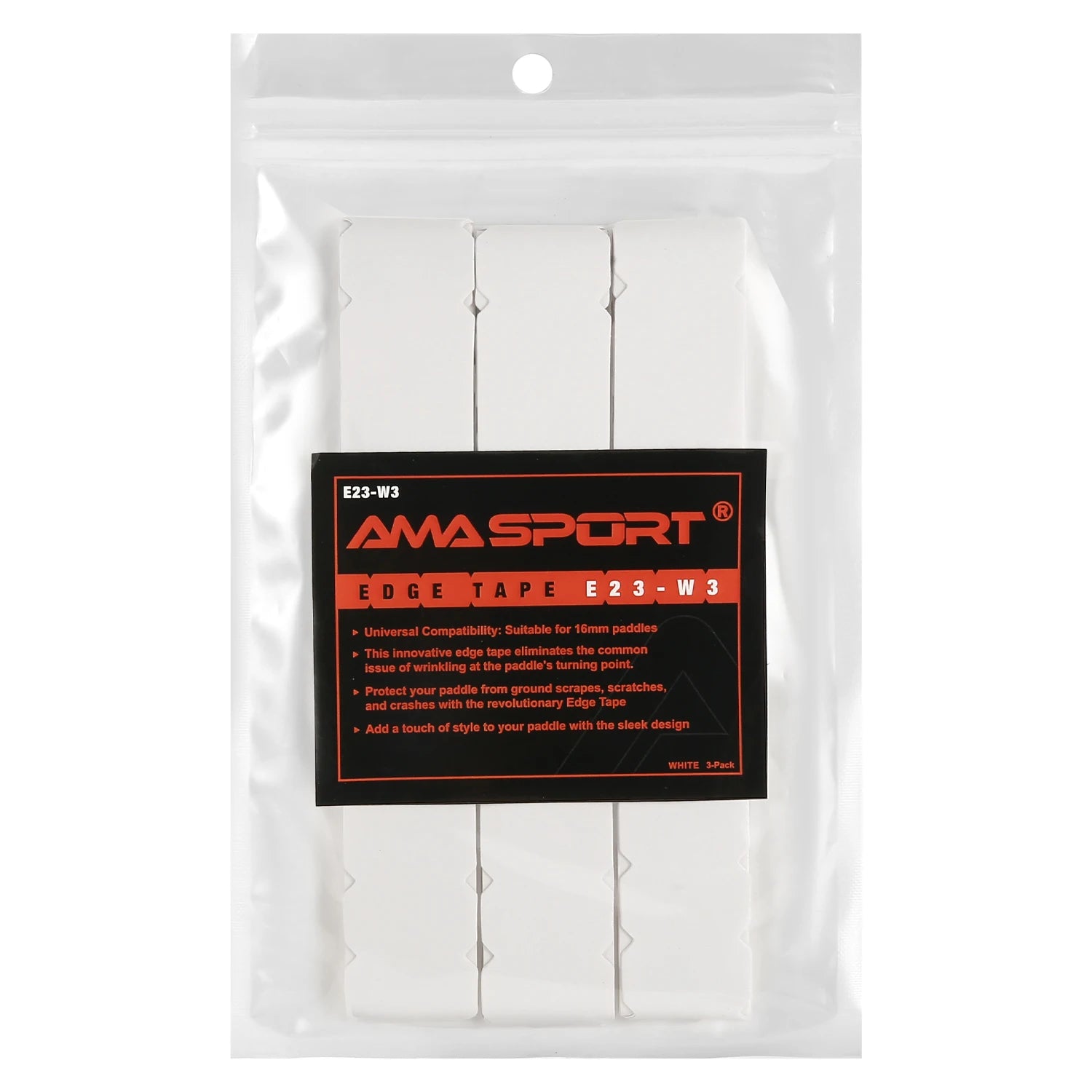 AMASPORT Cinta de protección de paleta de Pickleball 20 mm/23 mm/26 mm para cinta Euard de borde de Pickleball azul marino de 13 mm/16 mm/19 mm