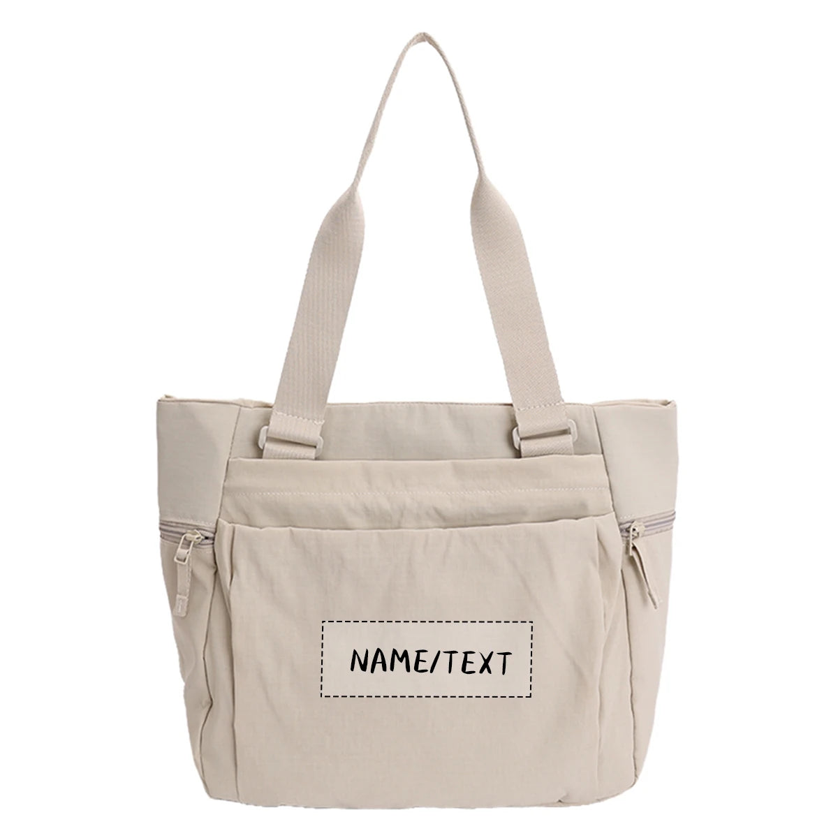 Bolso bandolera de un solo hombro con logotipo personalizado de alta gama para desplazamientos, viajes, estilo perezoso, sensación relajada, bricolaje para estudiantes universitarios