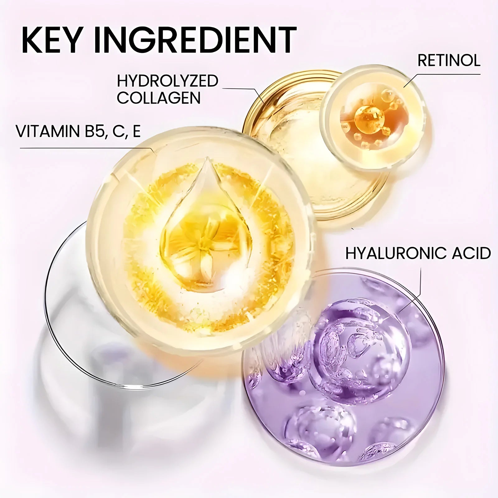 Estiramiento facial instantáneo y crema para la piel firme Estiramiento facial sostenible Reduce las líneas finas Crema de cuidado hidratante suave