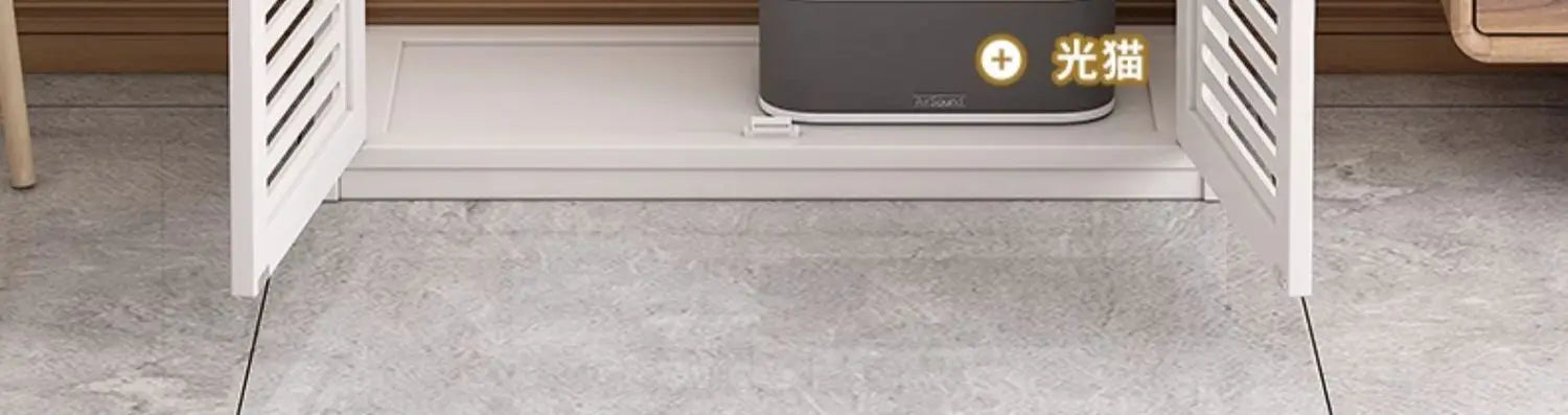 Caja de almacenamiento de enrutador de madera maciza, organizador de gabinete Multimedia, estante multimedia a prueba de polvo, estante de módem WiFi para configuración de electrónica del hogar