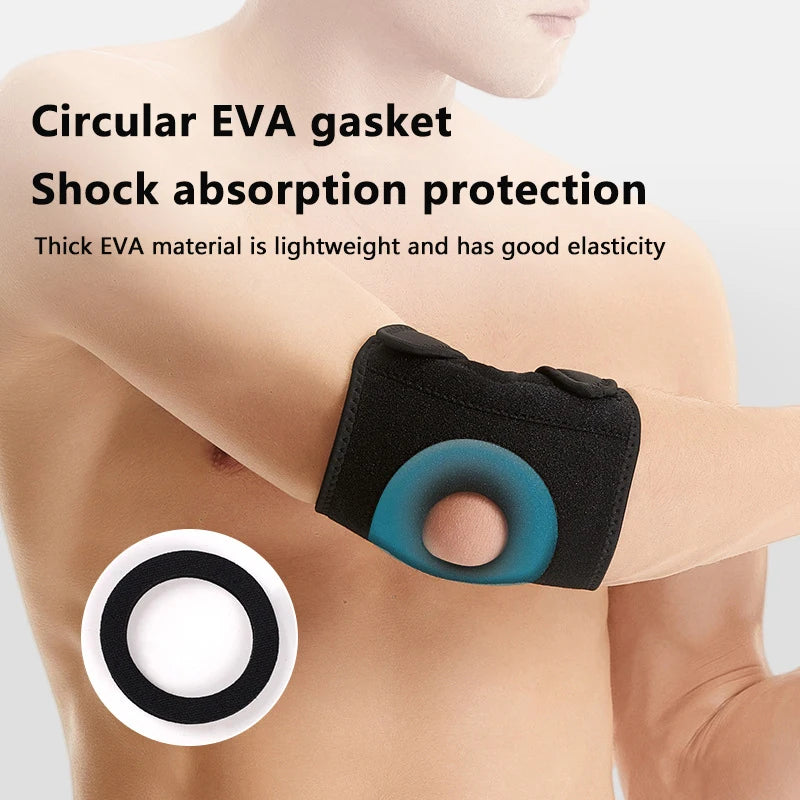 {CC44} 1 pieza soporte de codo ajustable tendinitis mujeres hombres Protector de tenis vendaje de alivio del codo estabilizador de férula de codo