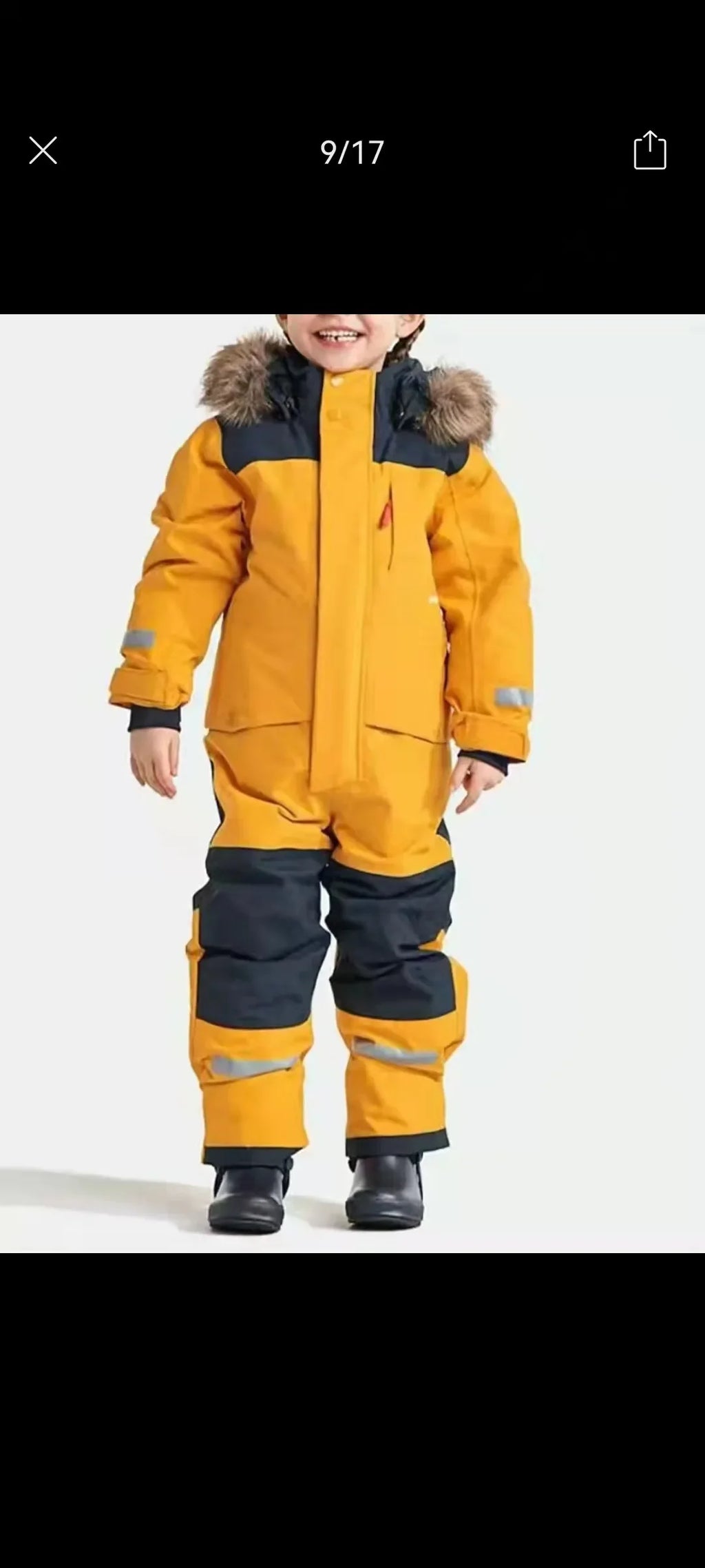 Traje de esquí para niños a prueba de viento impermeable grueso luminoso traje de esquí de una pieza para niños ropa de algodón para hombres y niñas traje de esquí