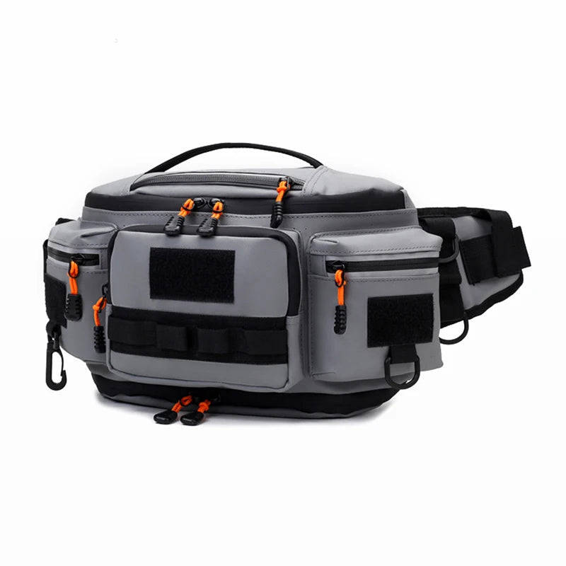 Bolsa de pecho para senderismo para hombre, riñonera de viaje con múltiples bolsillos, para escalada al aire libre, correr, ciclismo, bandolera, bolsa de aparejo con cinturón Molle deportiva