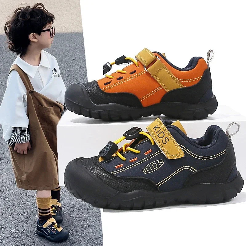 Zapatos deportivos para niños, zapatillas de deporte con suela blanda y punta superior, antideslizantes, cómodas, 2025, nueva moda, zapatos informales para niños y niñas