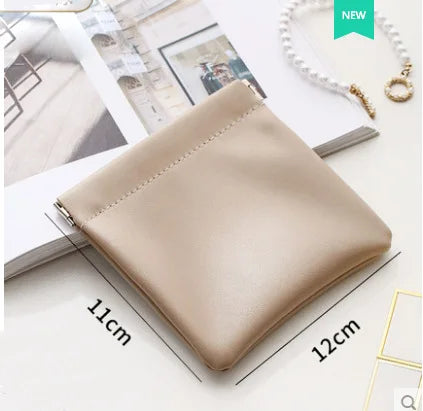 Monedero de cuero Pu para mujer y hombre, Mini cartera corta pequeña, monedero, llave para cambiar dinero, auriculares, tarjetero para niños y niñas