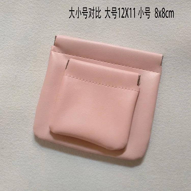 Monedero de cuero Pu para mujer y hombre, Mini cartera corta pequeña, monedero, llave para cambiar dinero, auriculares, tarjetero para niños y niñas