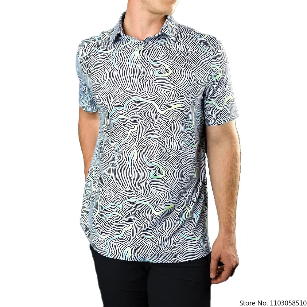 POLO de deportes al aire libre para hombre, camiseta de Golf, camiseta estampada versátil informal, camisa de carreras de F1, tendencia de moda, atuendo de negocios de verano