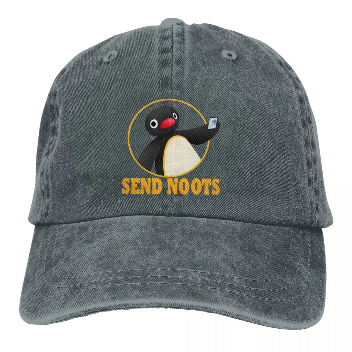 Gorra de verano con visera, sombrero de vaquero con visera, Hip Hop, Pingu Pinga Penguin TV