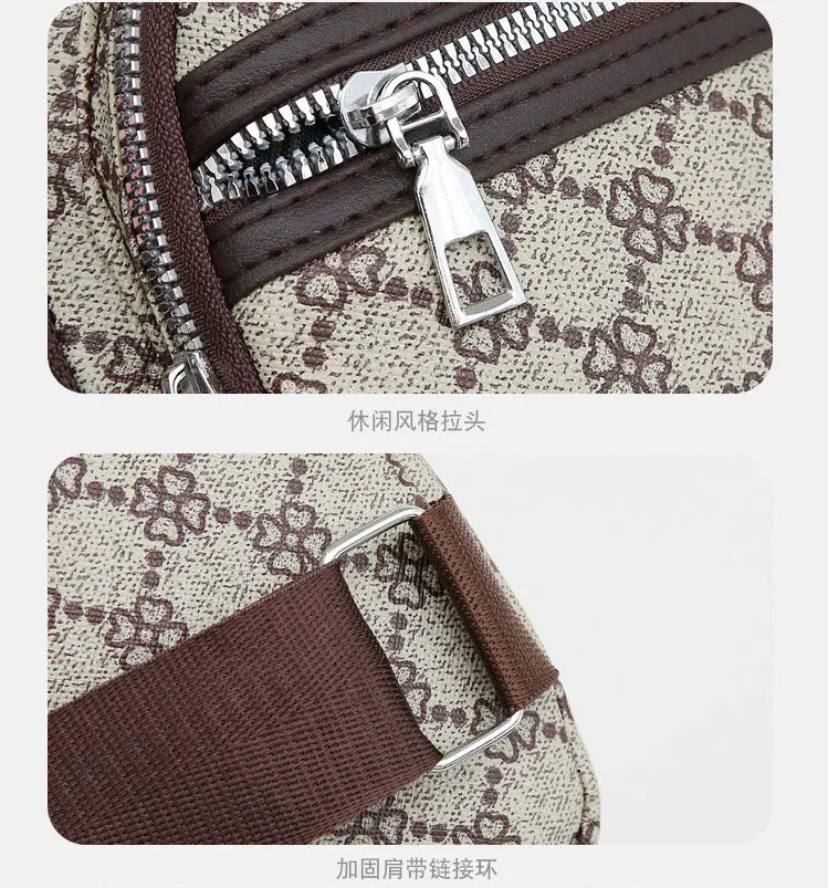 Bolso Mensajero Multifuncional para Hombre, Bolso de Hombro, Bolso Casual Cruzado con Orificio para Auriculares