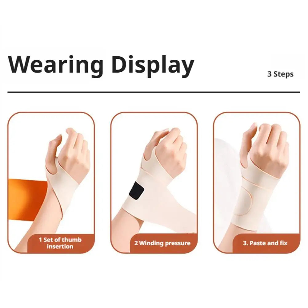 Protector de Muñeca Ajustable, Elástico, Anti-Esguinces, con Compresión Transpirable para Protección de la Funda del Tendón