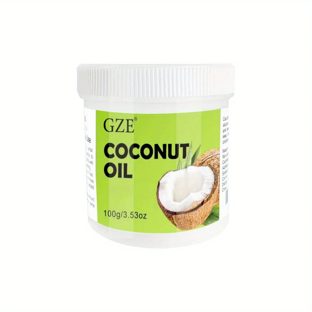 Aceite de coco GZE prensado en frío Virgenl fraccionado para el cuidado de la piel y el cabello aceite de masaje de uñas Cocos Nucifera portador de aceite Oi