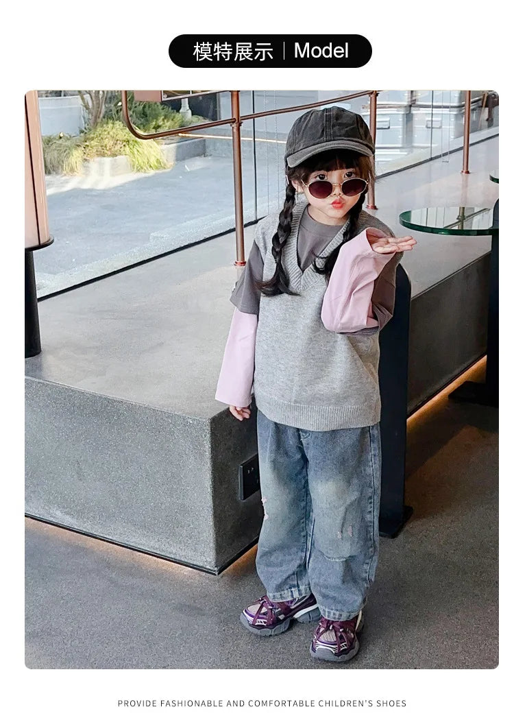 Zapatillas Deportivas para Niños, Modelo Chunky 2026, Nuevas Zapatillas de Baloncesto para Niñas, Modernas y Versátiles, Zapatillas Deportivas Casuales para Niños para la Escuela, Transpirables