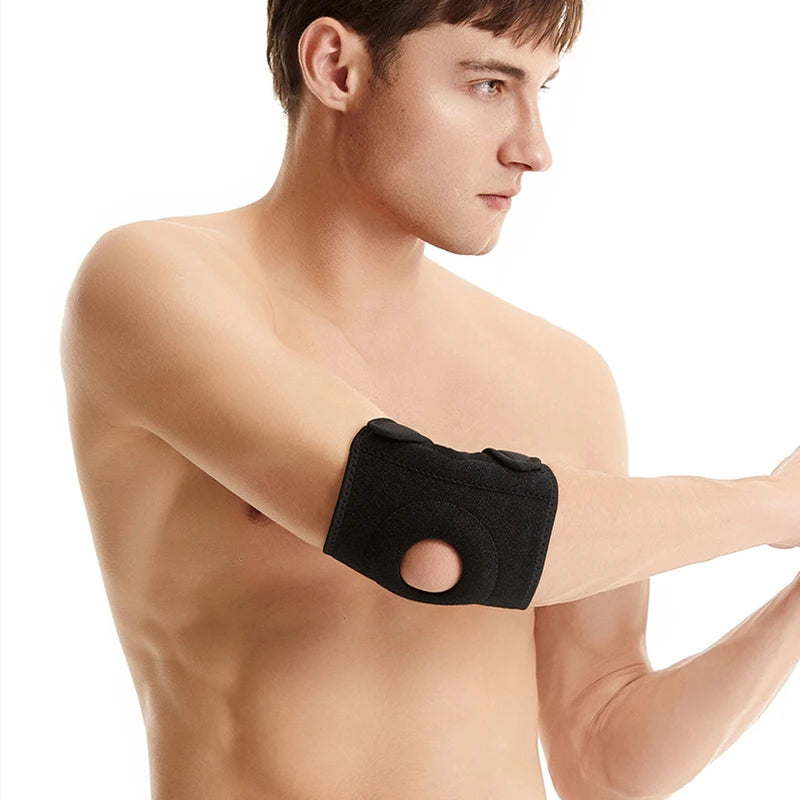 {CC44} 1 pieza soporte de codo ajustable tendinitis mujeres hombres Protector de tenis vendaje de alivio del codo estabilizador de férula de codo