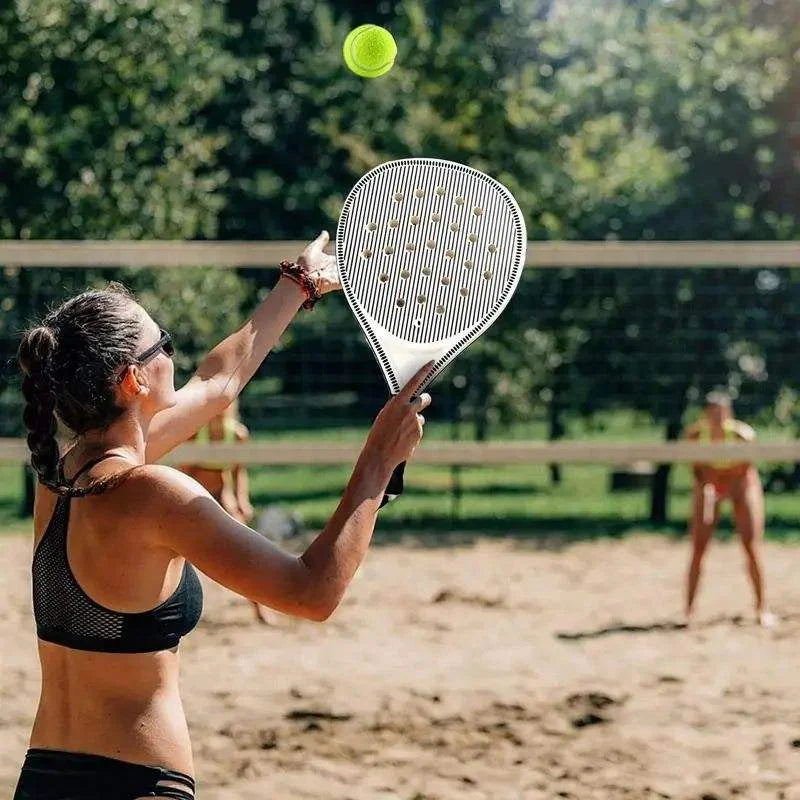 Raqueta de tenis |   Raqueta de padel, hecha de material de fibra de carbono ultraligero, con fuerte elasticidad y buena calidad