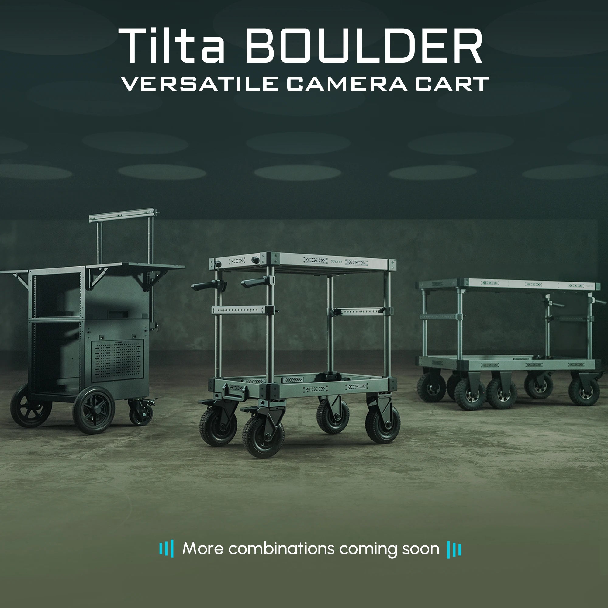 TILTA Boulder-carrito de cámara, accesorios para montaje de Monitor profesional, accesorios de estudio de producción, herramientas, carro, equipo de cámara, carrito móvil