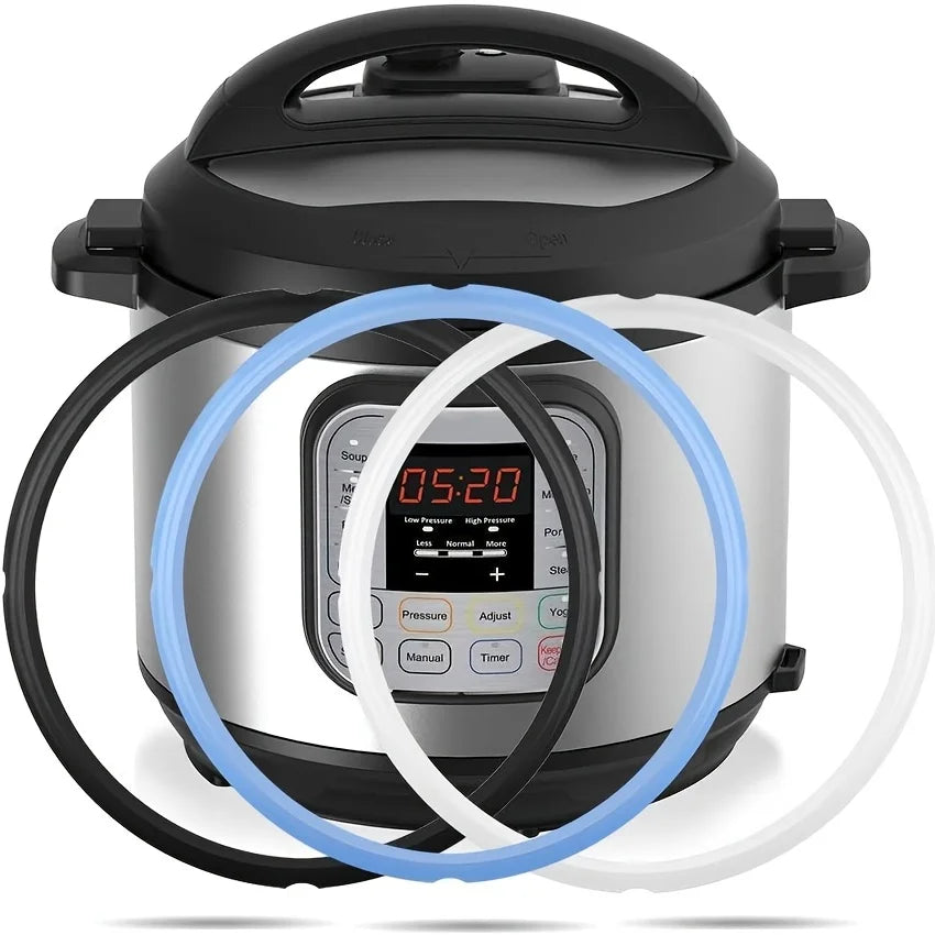 1 pieza de anillo de sellado de silicona de calidad alimentaria para olla instantánea: anillo de sellado de goma alternativo para ollas de 3, 5, 6, y 8 cuartos