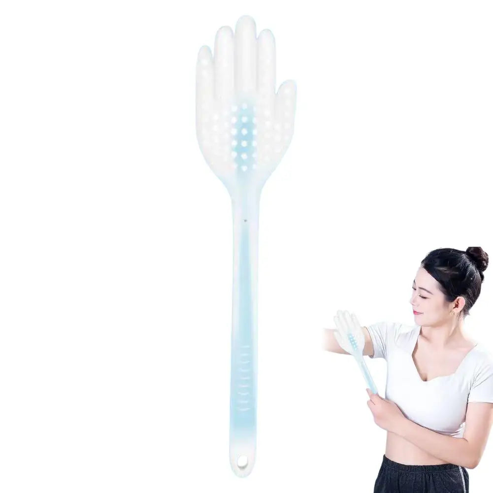 Martillo de Masaje Meridian Stick para Masaje Manual con Diseño Ergonómico en Forma de Espalda, Plástico Elástico, Ideal para Terapia Física
