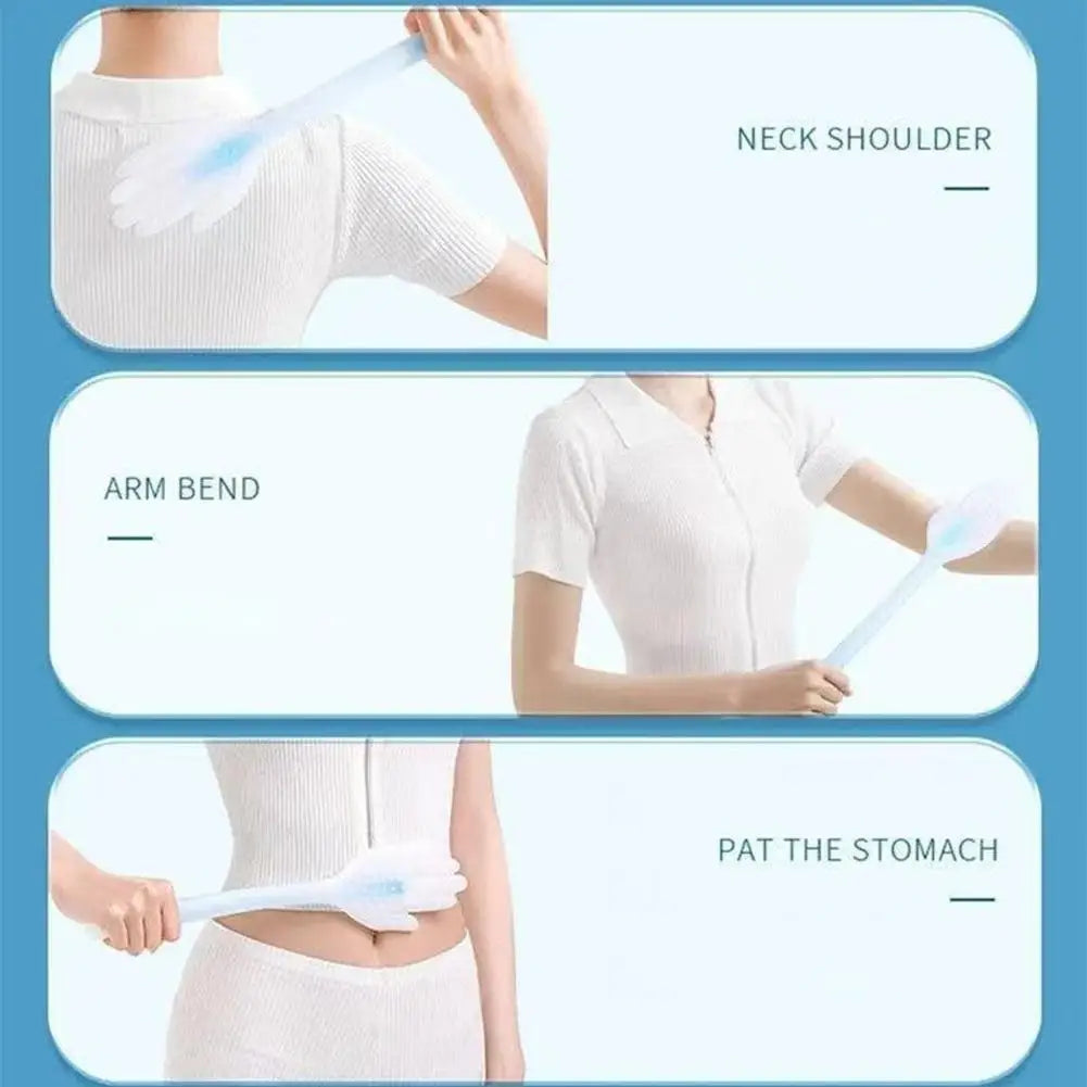 Martillo de Masaje Meridian Stick para Masaje Manual con Diseño Ergonómico en Forma de Espalda, Plástico Elástico, Ideal para Terapia Física