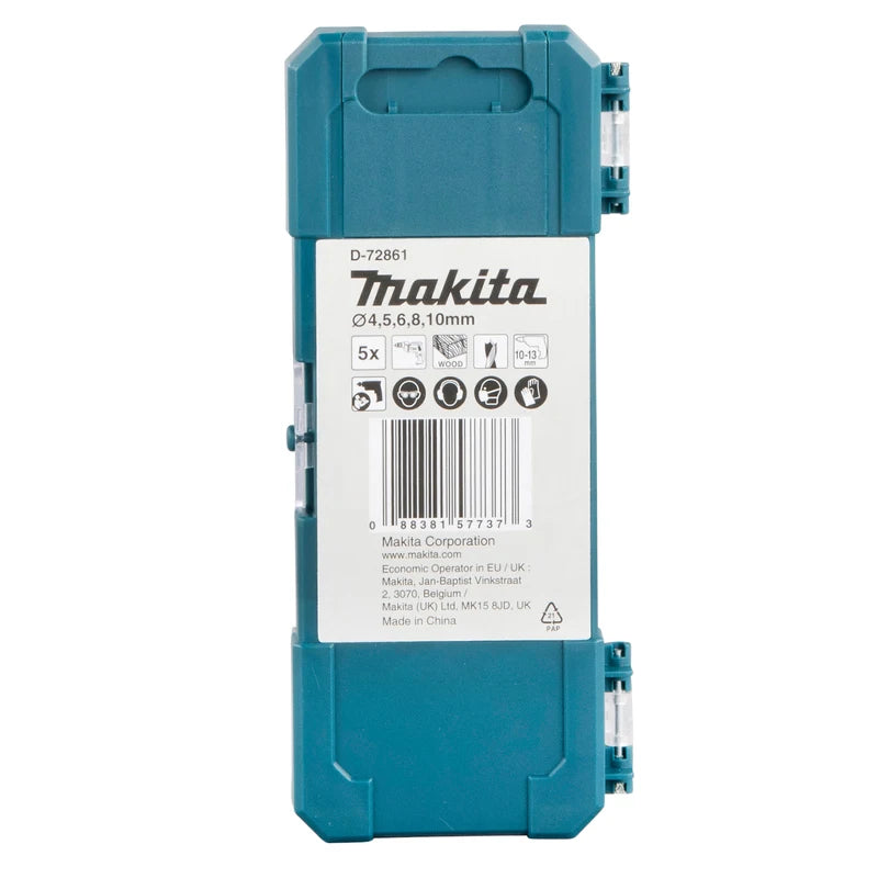 Makita D-72833 D-72861 Juego de brocas para Metal/madera HSS-taladro helicoidal de estaño accesorios de herramientas multifuncionales de varios tamaños