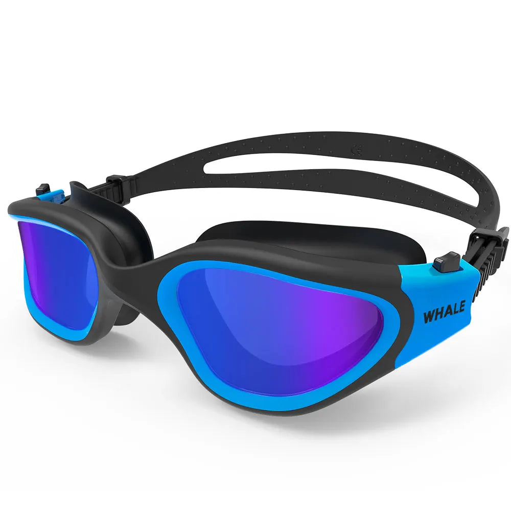 Gafas de natación profesionales antivaho para adultos, lentes de protección UV para hombres y mujeres, gafas de natación de silicona ajustables impermeables en la piscina