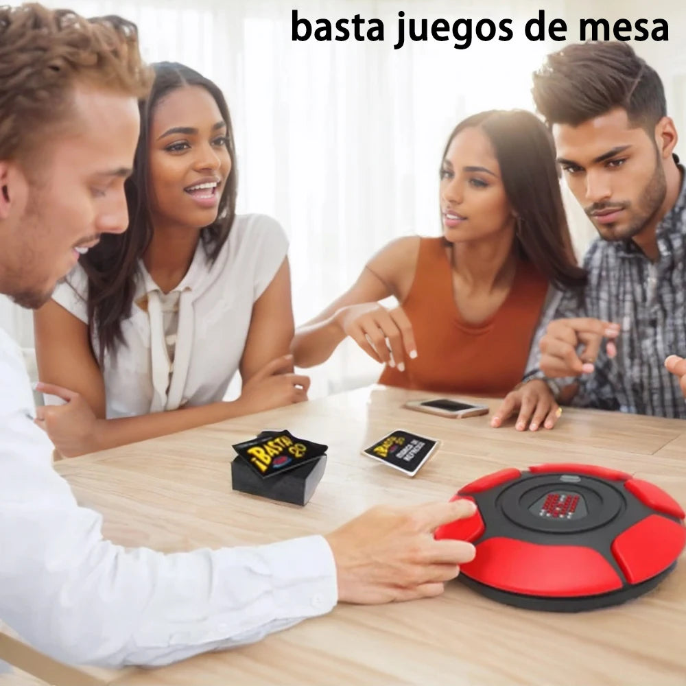 Juego de Mesa Basta 2.0 en Español, Juego de Mesa de Ritmo Rápido, Reunión Familiar, Juguetes STEM para Adultos y Niños, Aprendizaje de Idiomas, Juegos de Mesa