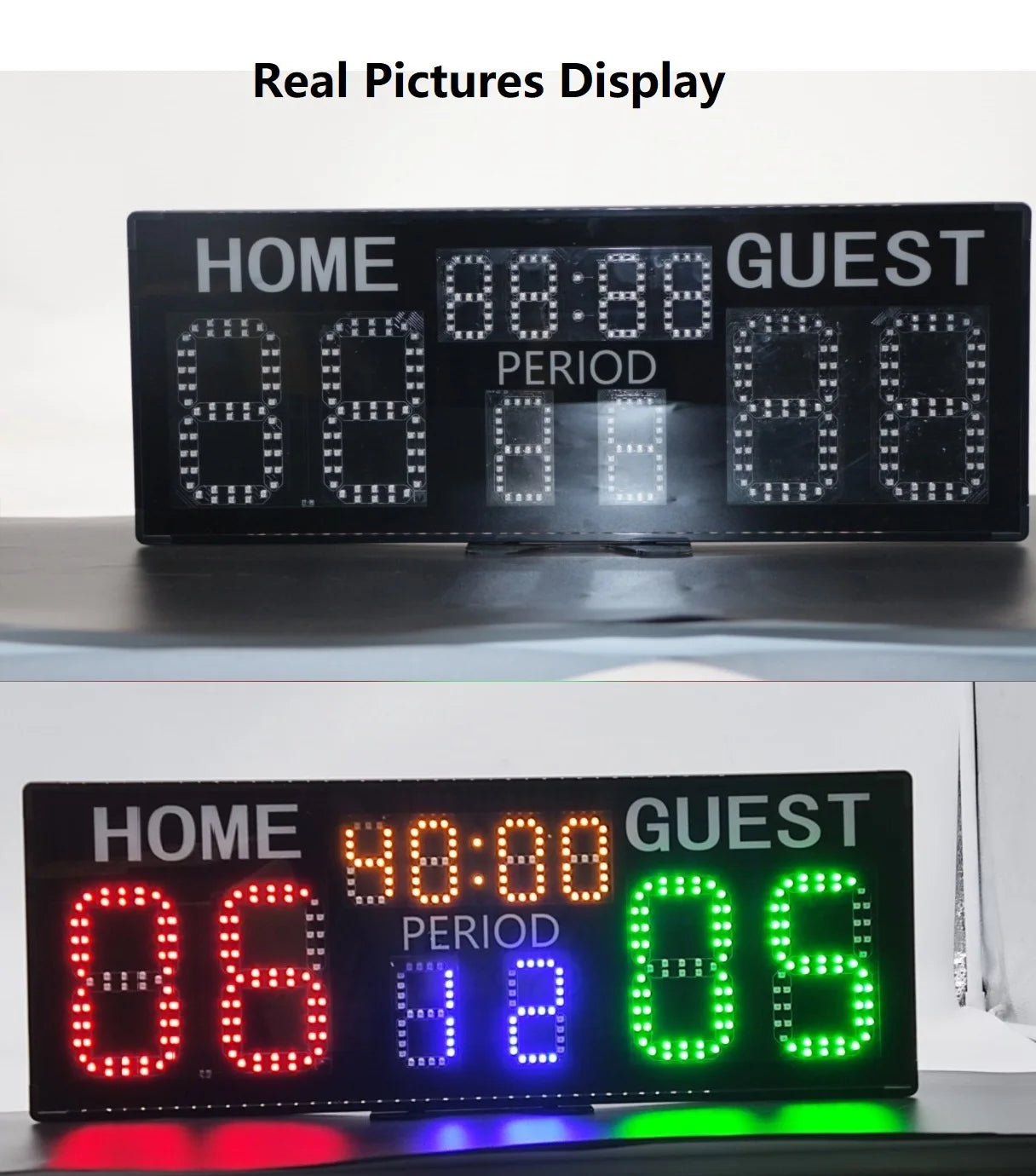 Tablero de puntuación de partido de entrenamiento de tenis profesional portátil, marcador Digital de cancha de Padel electrónica LED con Control de muñeca