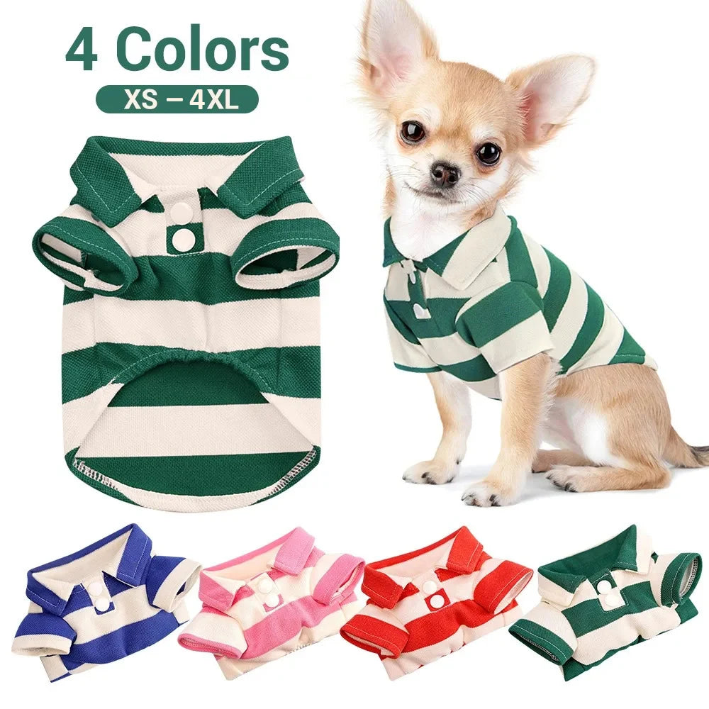 Camisa para perros, ropa de verano para perros, ropa informal para perros pequeños y grandes, camiseta para gatos, disfraces de Chihuahua Pug, camisas de Yorkshire