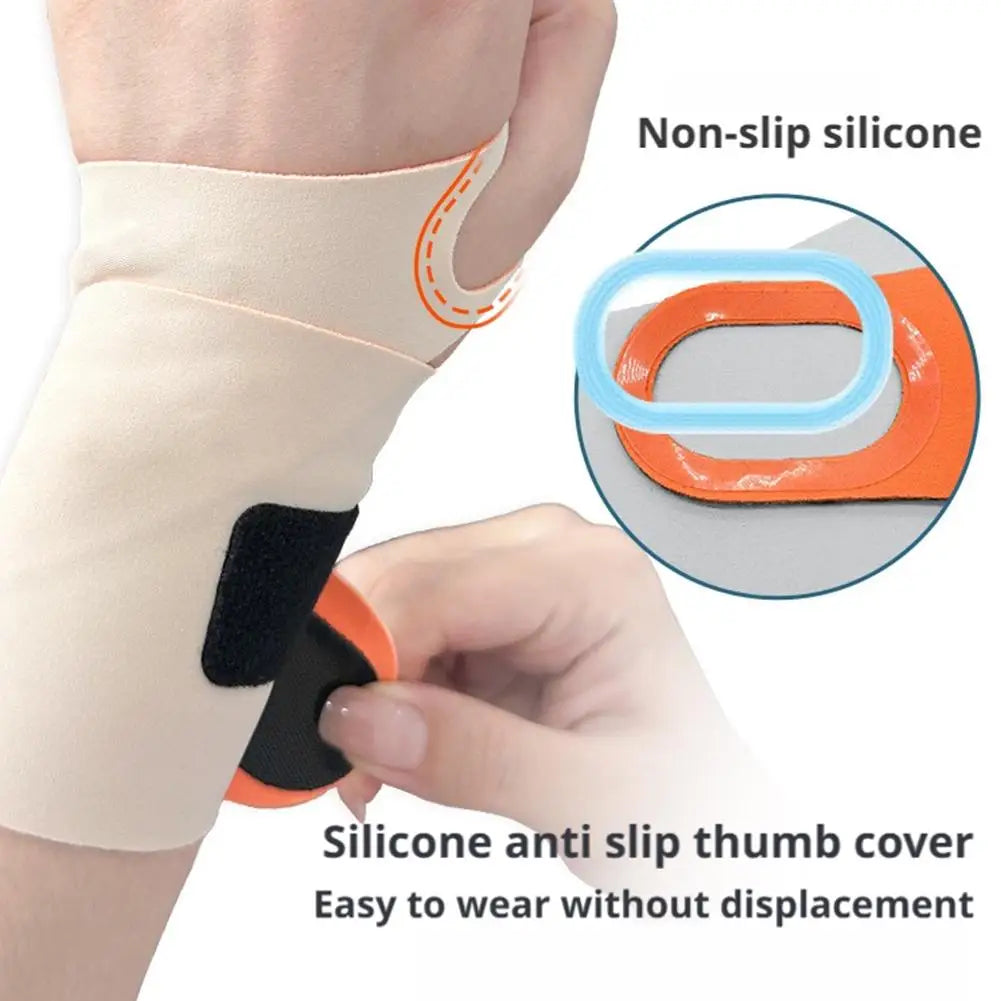 Protector de Muñeca Ajustable, Elástico, Anti-Esguinces, con Compresión Transpirable para Protección de la Funda del Tendón