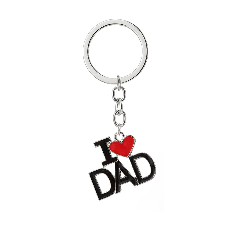 Joyería de moda, regalo del Día del Padre para madre, regalo de San Valentín, amo papá, mamá, PaPa, mamá, llavero familiar, mamá, PAPA