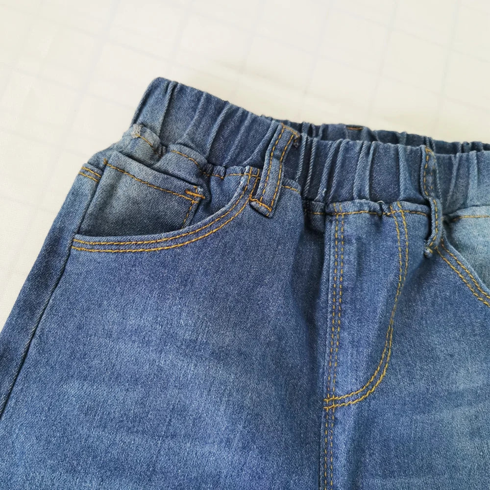 IENENS, pantalones vaqueros a la moda, pantalones largos de mezclilla para niño, pantalones vaqueros ajustados para niños, pantalones vaqueros rectos para niños pequeños de 5 a 13 años, primavera y otoño