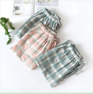 Pijamas de invierno, pantalones de Casa para mujer, pantalones elásticos, Pijamas holgados y cálidos y gruesos, pantalones, ropa de dormir estampada, ropa de dormir de otoño