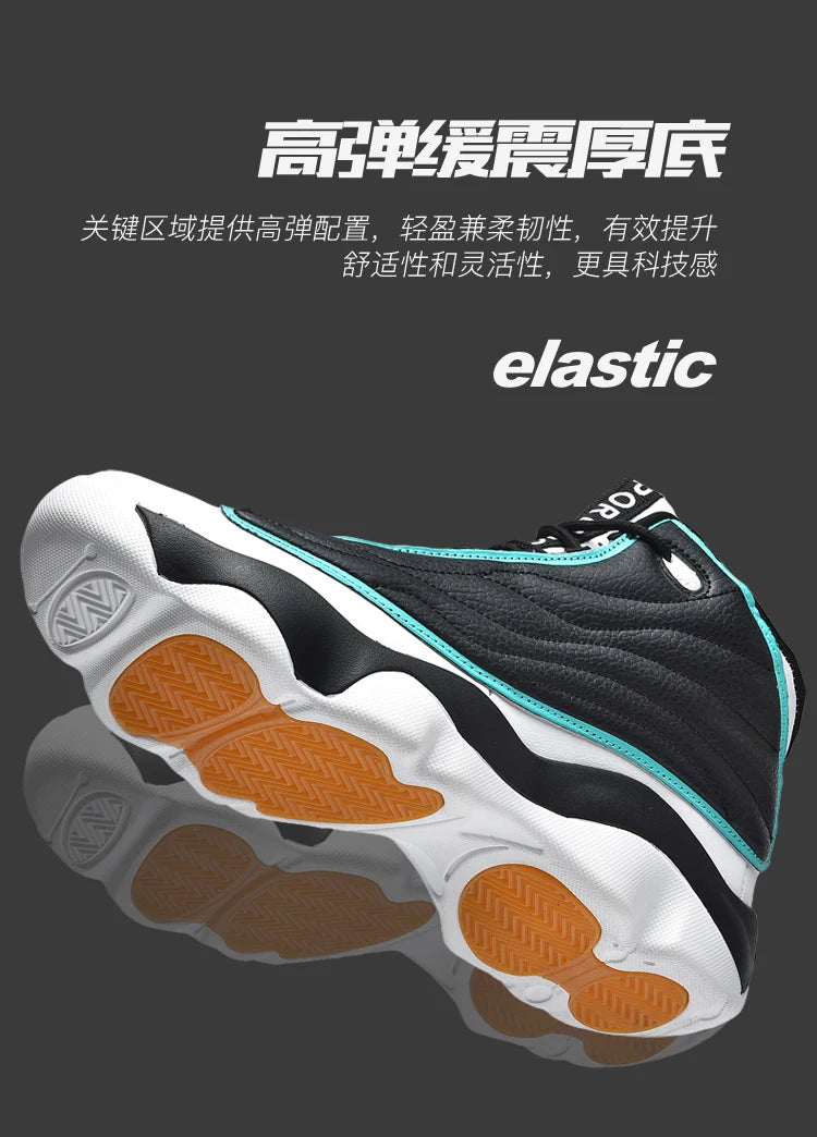 Zapatillas de baloncesto de alta calidad para hombre, zapatillas de baloncesto para hombre, zapatillas de deporte antideslizantes de alta calidad para exteriores