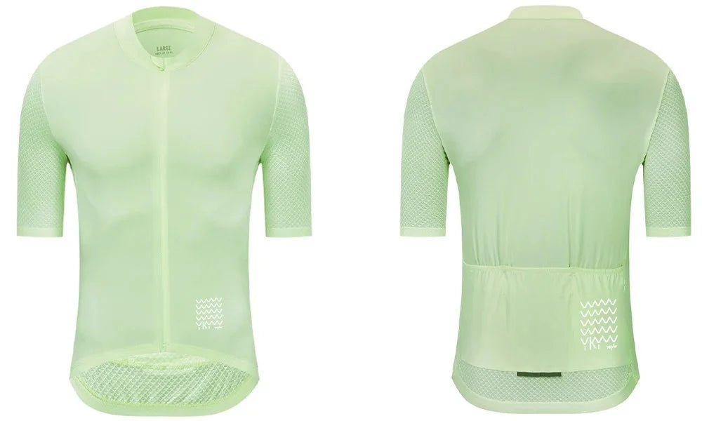 YKYWBIKE-Camiseta de ciclismo para hombre, Maillot de verano para bicicleta de montaña, camiseta para descenso, equipo profesional de alta calidad, ropa de bicicleta de manga corta