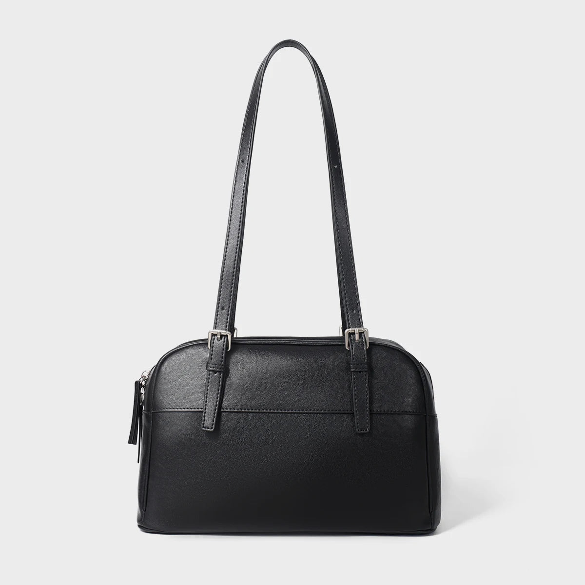 Bolso de Mano para Mujer 2025, Nuevo Bolso Boston, Bolso Bowling, Bolso de Hombro de Cuero Genuino, Bolso de Mujer