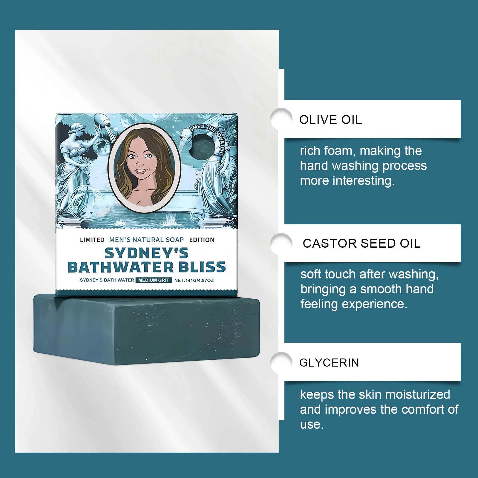 Jabón Corporal: Limpieza Profunda, Nutrimento Suave, Control de Aceite y Eliminación de Odores, Hidratante, Refrescante y Fragante para Pieles Limpias