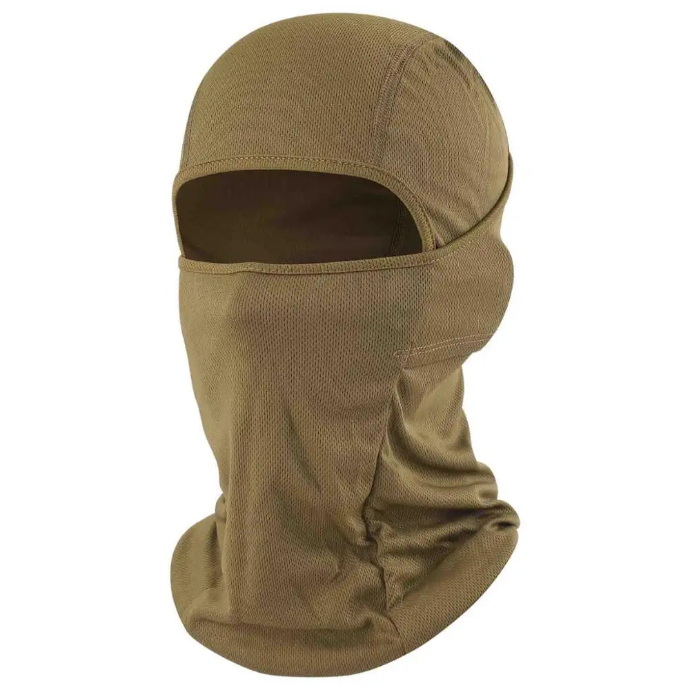 Gorro de pasamontañas de secado rápido de camuflaje, máscara transpirable a prueba de viento, táctico, Airsoft, Paintball, cubierta para todo el rostro, gorros para hombres y mujeres